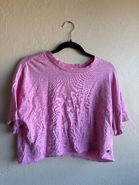 Pink Roxy crop top